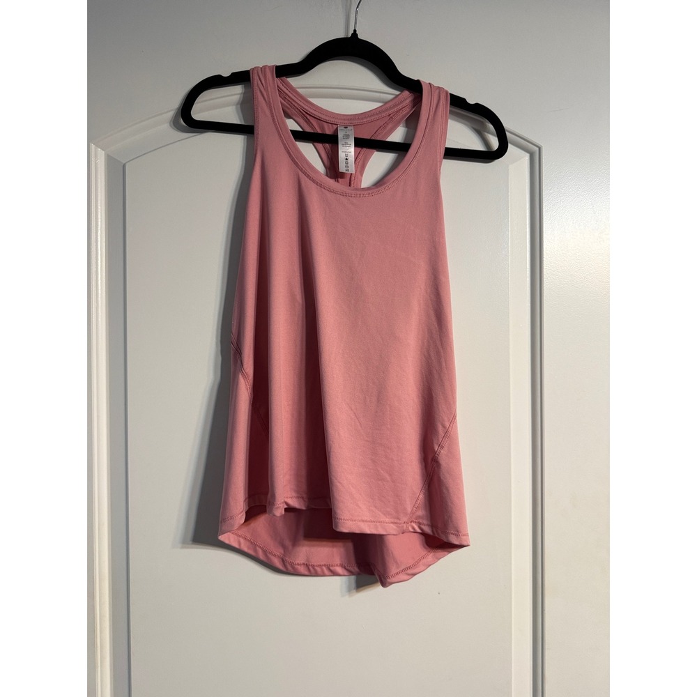 Yogalicious Tank Top Small Pink Racerback High-Low Activewear Barbiecore Soft